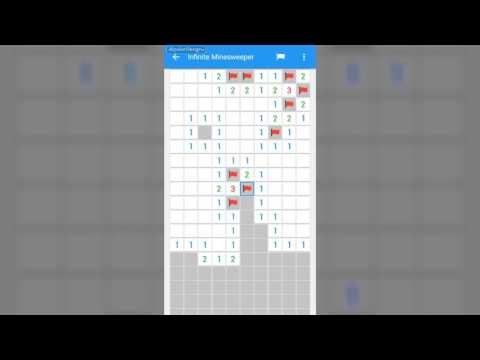 A Quick Game of Infinite Minesweeper