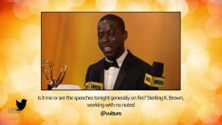 Sterling K  Brown Gets Emotional About 2016 Emmy Win
