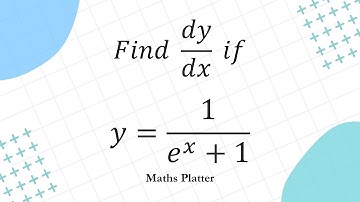 AP Calculus AB | CBSE Class 12 Maths | Calculus: Differentiating 1/(eˣ+1) Using the Quotient Rule