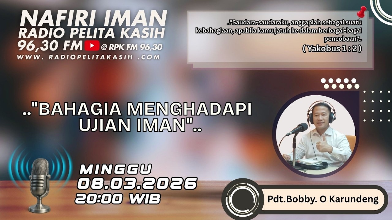 BAHAGIA MENGHADAPI UJIAN IMAN | NAFIRI IMAN | MINGGU, 08/03/2026