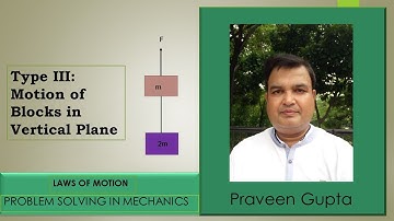 Motion of Blocks in Vertical Plane | Type III | Newton