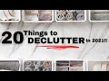 How to Declutter Your Home Fast⎟20 Things to Declutter in 2021 (that you probably won't miss)