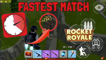 Rocket Royale JEFFS FASTEST WIN - Android Gameplay #107