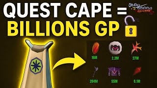 Quest Cape Unlocked š | Top Quests That Make MILLIONS GP/Hour in OSRS 2025