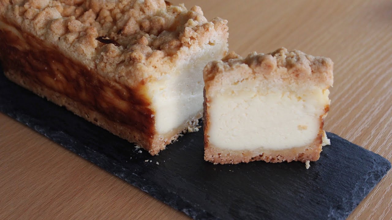 パウンド型で作る ザクザク美味しい クランブルチーズケーキ Youtube パウンド型で作る ザクザク美味しい クランブルチーズケーキ Youtube