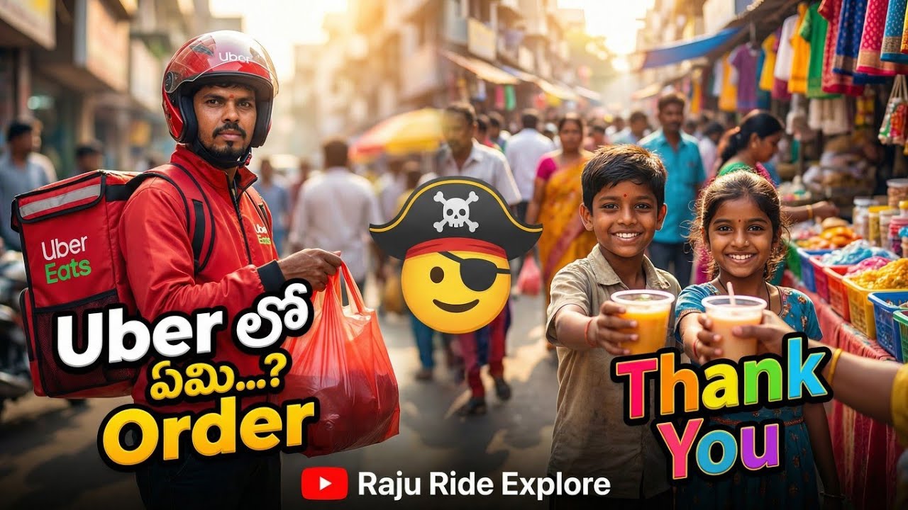 Raju Rode Uber Taxi Different Types Of Orders | Bayya Sunny Yadav World Ride ...