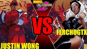 MvC2 Mvci Umvc3 JUSTIN WONG  (Low Tiers) vs FERCHOGTX pt 2