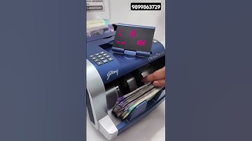 Godrej Crusader Lite - Cash Counting Machine with Fake Note Detection 🤯 Buy from Dealer in Delhi 🤑💰