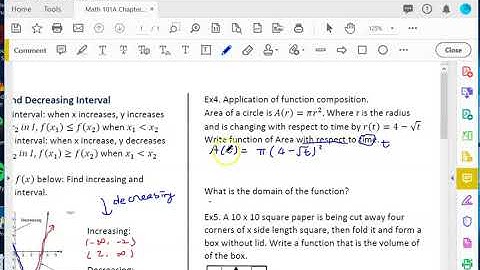 Openstax Calculus Ch 1.1 part 3 Composition symmetry