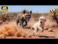 How a Brave Baby Monkey Escapes a Brutal Hyena Attack | Animals