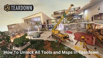 How to unlock all weapons and levels in Teardown! ( 2024 Edition )