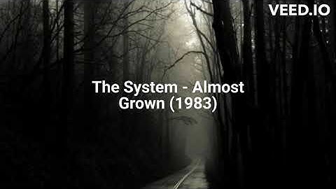The System - Almost Grown (1983)