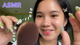 ASMR | Fast and Up-Close LOFI Triggers | Mic Brushing, Mouth Sounds, Camera Tapping, and MORE