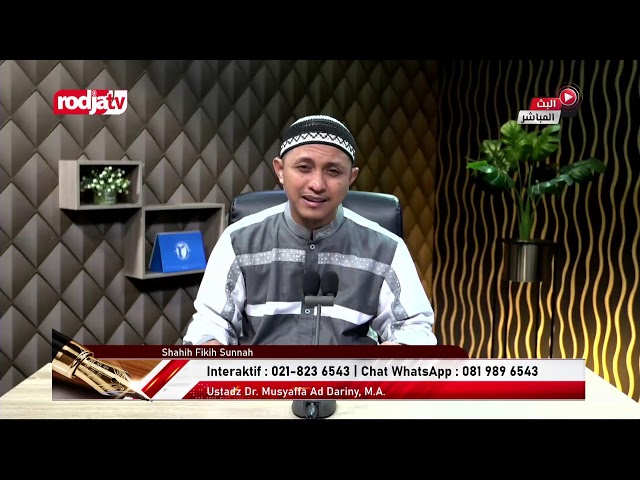 [LIVE] Ustadz Dr. Musyaffa Ad Dariny - Shahih Fiqih Sunnah class=