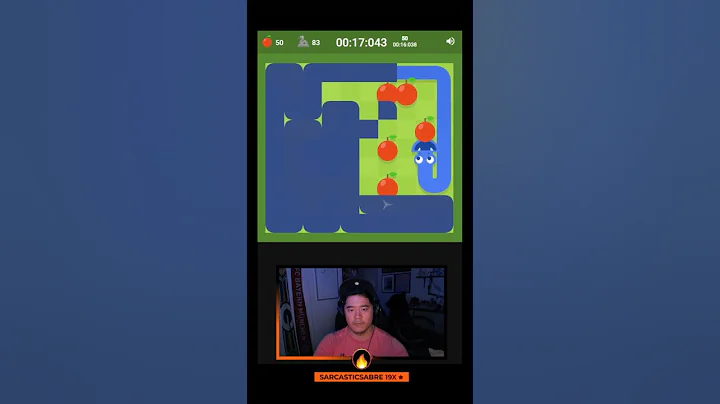 ALL Apples in 23.522 seconds (WORLD RECORD) Google Snake - 5 Apples, Small Fast Statue Mode #shorts