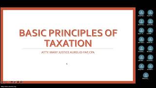 BASIC TAXATION UPDATED LECTURE (PART I) 2025