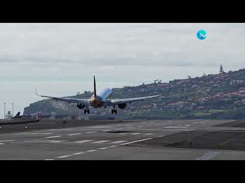 Tremendous Go Around Jet2 From Edinburgh, Madeira Airport
