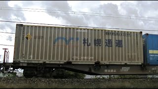 ﾚｯﾄﾞｻﾝﾀﾞｰEF510-22牽引高速貨物　信越本線下り　4061ﾚ