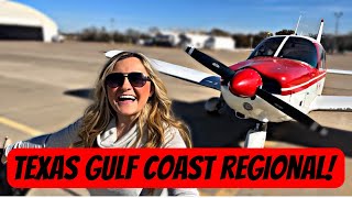 I Flew My 50 Year Old Airplane To Texas Gulf Coast Regional Airport.