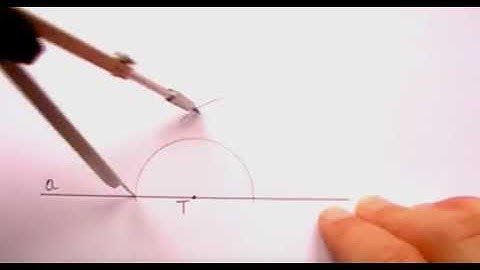 Perpendicular to a Line Through Point on the Line | Class 6 Mathematics Practical Geometry