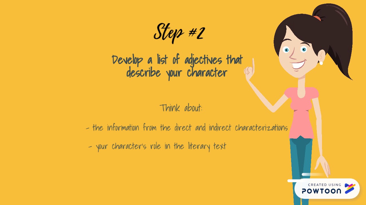 How to write a Characterization