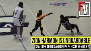 Zion Harmon Can't be GUARDED | Drops 29 and Makes Defender Fall vs Our Savior