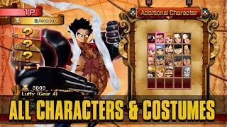 Download One Piece: Burning Blood - All Characters Playable & Support , Costumes, & Stag Video MP3 One Piece: Burning Blood - All Characters Playable & Support , Costumes, & Stag