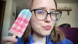 Eating A Popsicle Mukbang Chit-Chat Asmr