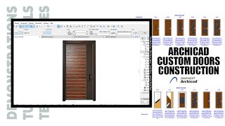 Modern Custom Door Construction in ArchiCAD | Beginner Friendly Tutorial