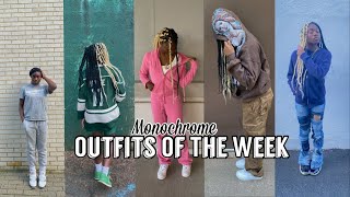 Monochrome Outfits Of the Week *Monochrome outfit ideas*