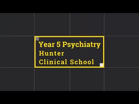 Psychiatry Orientation 2019 - Hunter Clinical School