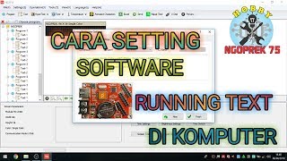 CARA SETTING SOFTWARE RUNNING TEXT DI KOMPUTER screenshot 4