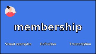MEMBERSHIP - Meaning and Pronunciation screenshot 4