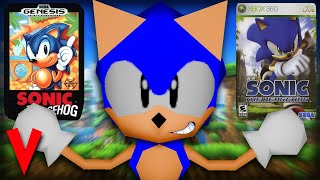 Playing EVERY SONIC GAME EVER (No Fooling)