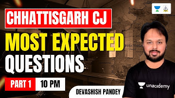 Chhattisgarh Judiciary Most Expected Questions | CJS 2023 | Devashish Pandey