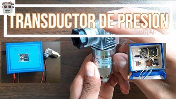 Transductor de Presión Industrial y Arduino en una LCD