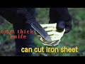 Amazing!!! Zune lotoo Cross-border fixedknife  cut  iron sheet