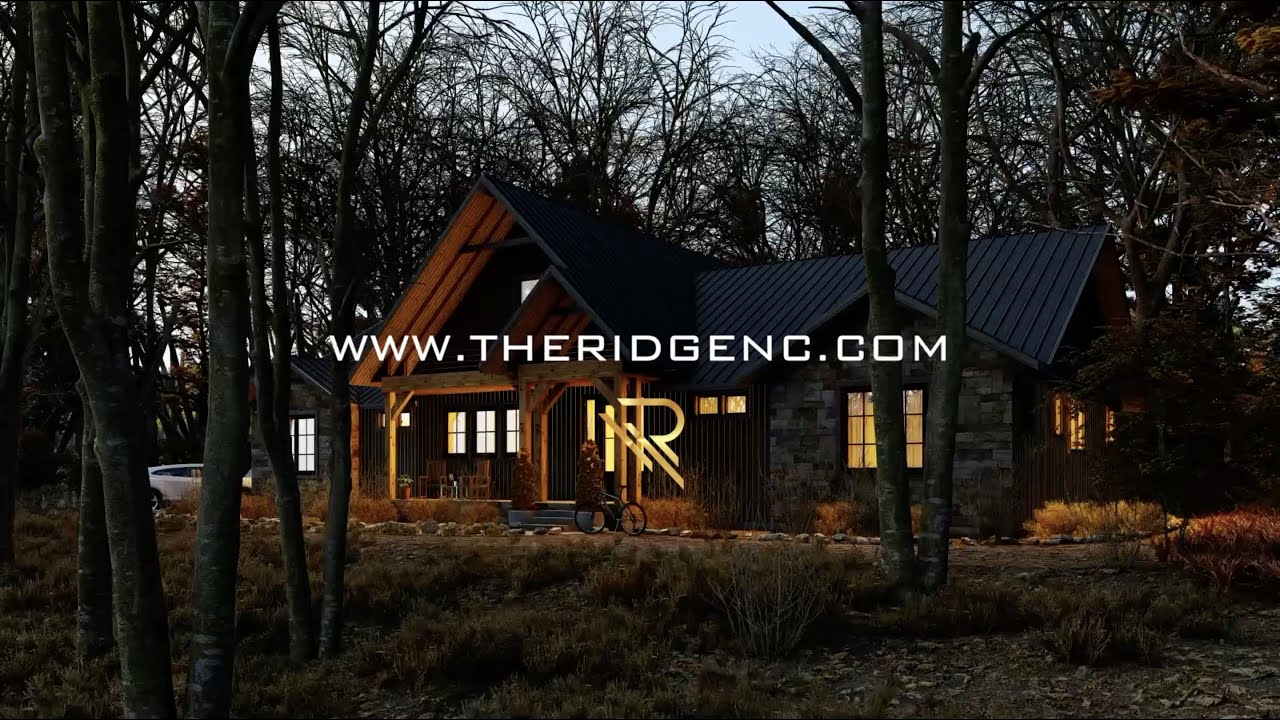 The Ridge - Two Story Farmouse 3D Rendering