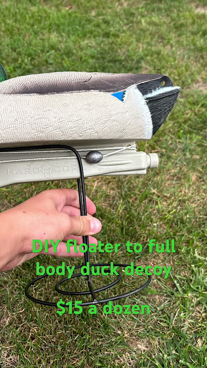 $15 a dozen floater to full body duck decoys (DIY)