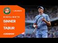 Sinner startet in der Night Session gegen Tabur | Highlights XXL deutsch | French Open | 1. Runde