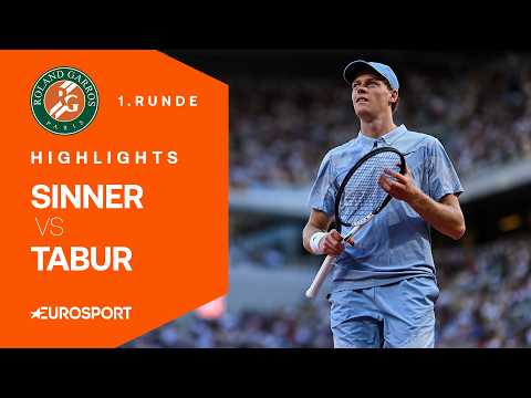 Sinner starts night session against Tabur | Highlights XXL German | French Open | 1st Round
