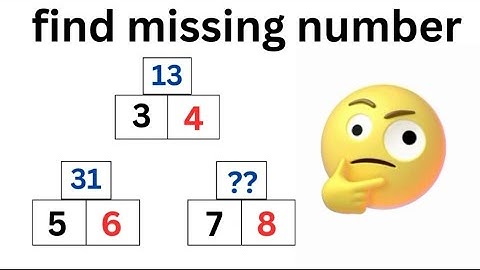 find missing number math puzzle logical reasoning questions #mathquiz #mathquestion