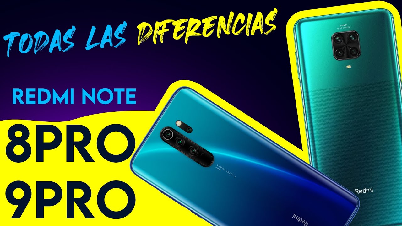 Redmi Note 8 Pro vs Redmi Note 9 Pro PRECIO en MÉXICO y