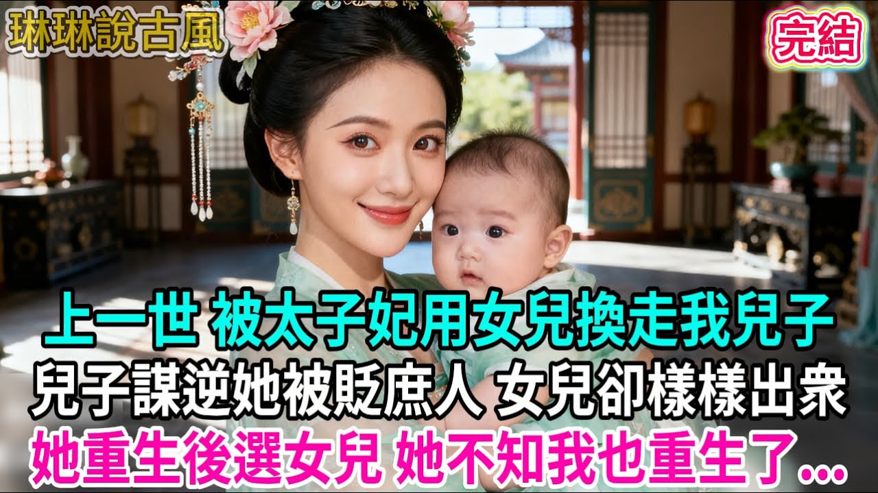 【古言】上一世 被太子妃用女兒換走我兒子，兒子謀逆她被貶庶人 女兒卻樣樣出衆；她重生後選女兒 她不知我也重生了...#古言 #完結 #重生 #大女主 #狸貓換太子 #換孩子 #太子