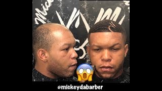 must see dope hair unit transformation by @mickeydabarber