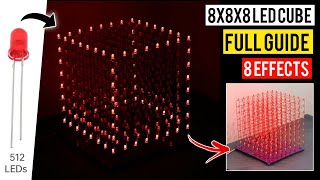 How to make 8x8x8 LED Cube