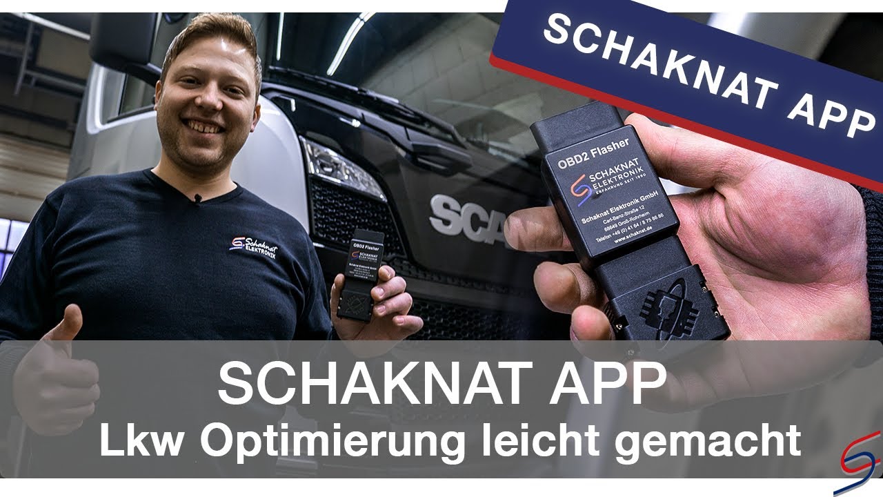 Schaknat App - LKW Optimierung leicht gemacht!