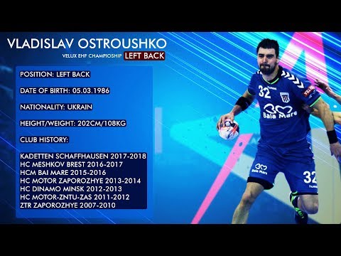 Best of Vladislav Ostroushko - Left back - Velux Ehf championship