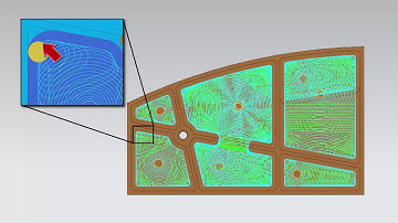 NX12.0.2 Adaptive Milling Minimum Curvature Radius and Cut Depth