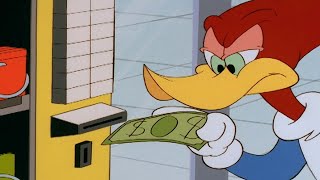 Woody fights the candy machine | Woody Woodpecker